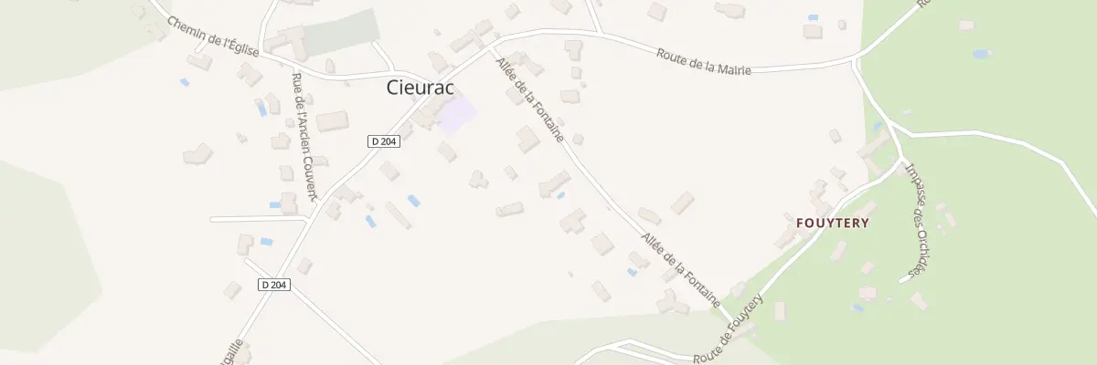 Plan du 140 All de la Fontaine à Cieurac