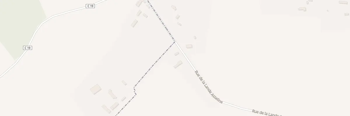 Plan du 67 La Lande Asseline à Beauficel-en-Lyons