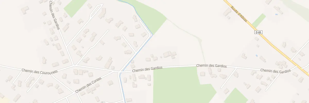 Plan du 420 Che des Gardios à Nègrepelisse