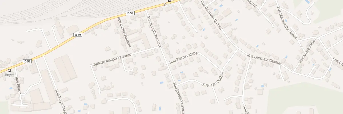Plan du 23 Rue Joseph Yernaux à Brive-la-Gaillarde