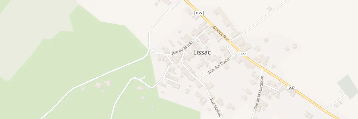 Plan du 24 Rue Malbec à Lissac