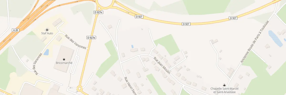 Plan du 7 Rue Jean Moulin à Saint-Marcel