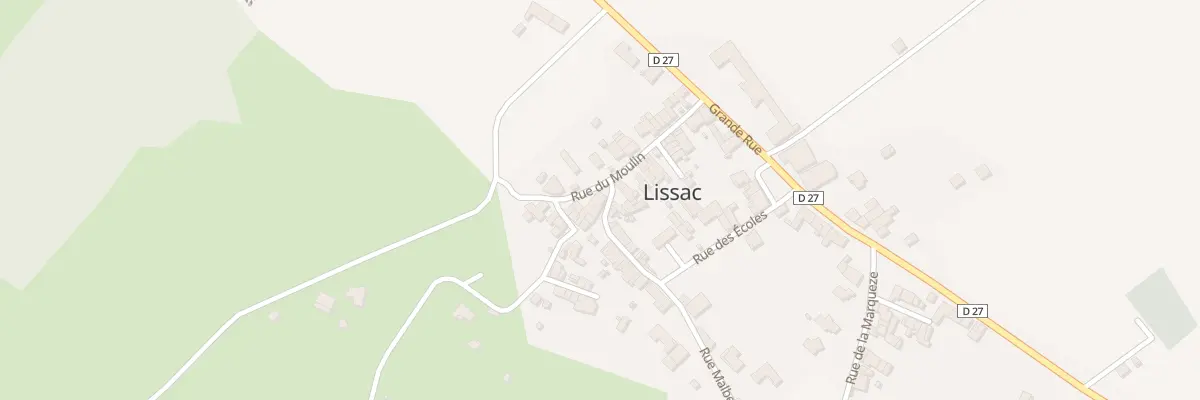 Plan du 16 Rue du Moulin à Lissac