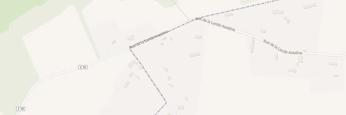 Plan du 68 La Lande Asseline à Beauficel-en-Lyons