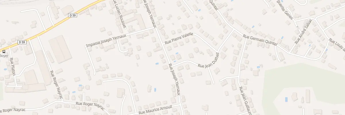 Plan du 27 Rue Joseph Yernaux à Brive-la-Gaillarde