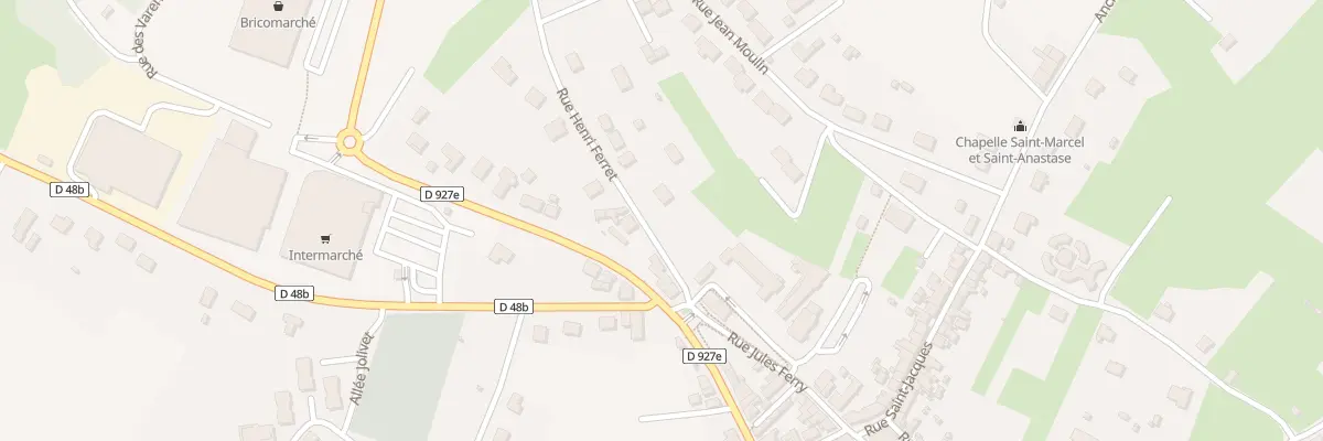 Plan du 2 Rue Henri Ferret à Saint-Marcel