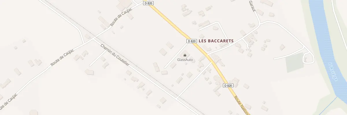 Plan du 5001F La Graoussetto à Cintegabelle