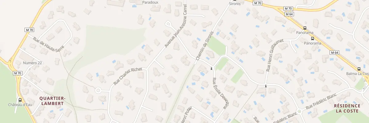 Plan du 51 Rue Émile Dewoitine à Balma