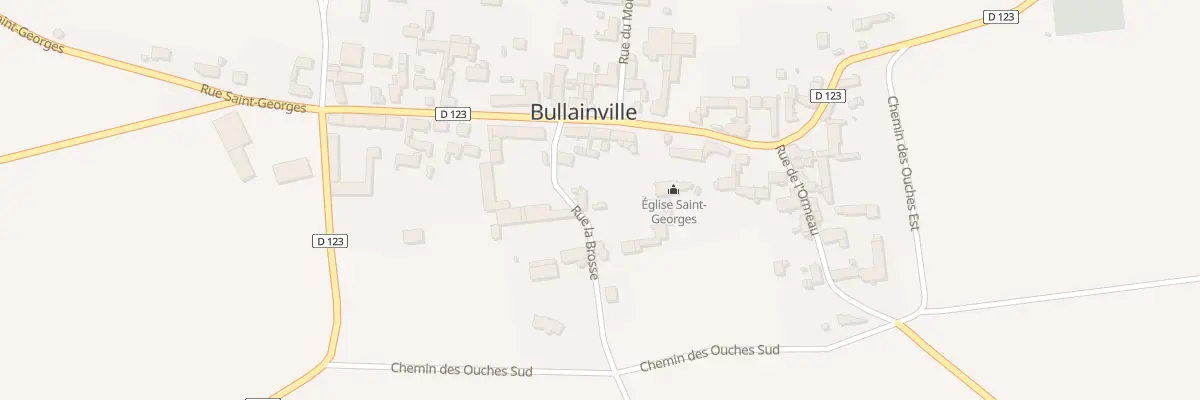 Plan du 3 Rue de la Brosse à Bullainville