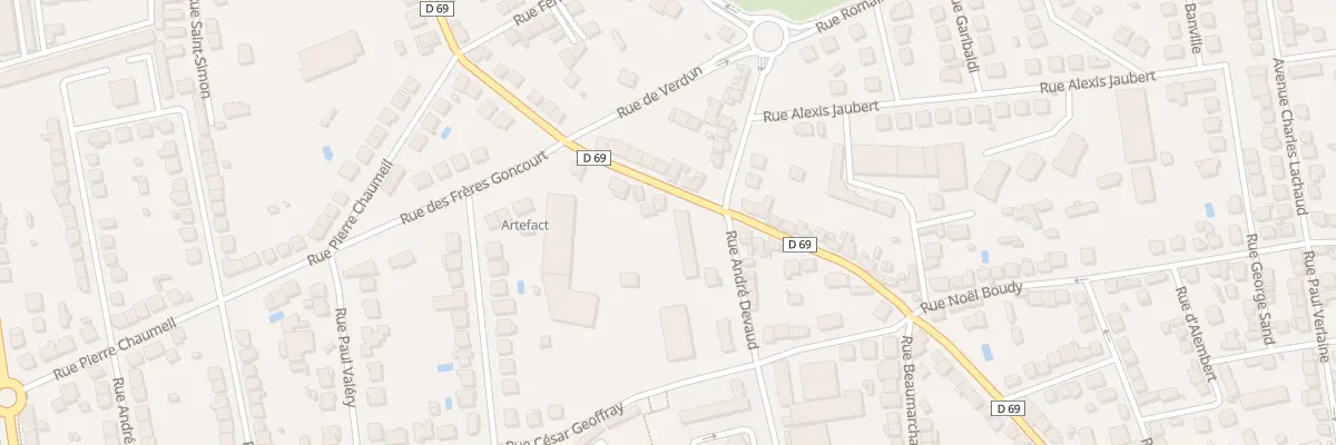 Plan du 73 Av Andre Emery à Brive-la-Gaillarde