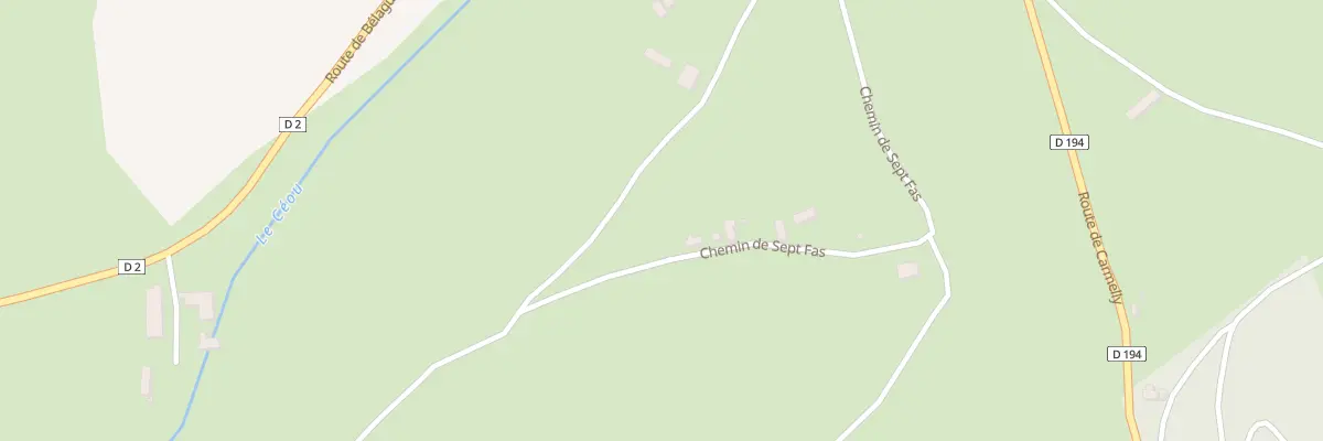 Plan du 5772F Sept Fas à Cœur de Causse