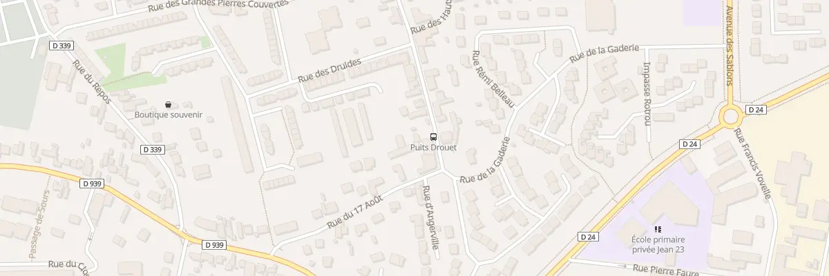 Plan du 22 Rue du Puits Drouet à Chartres