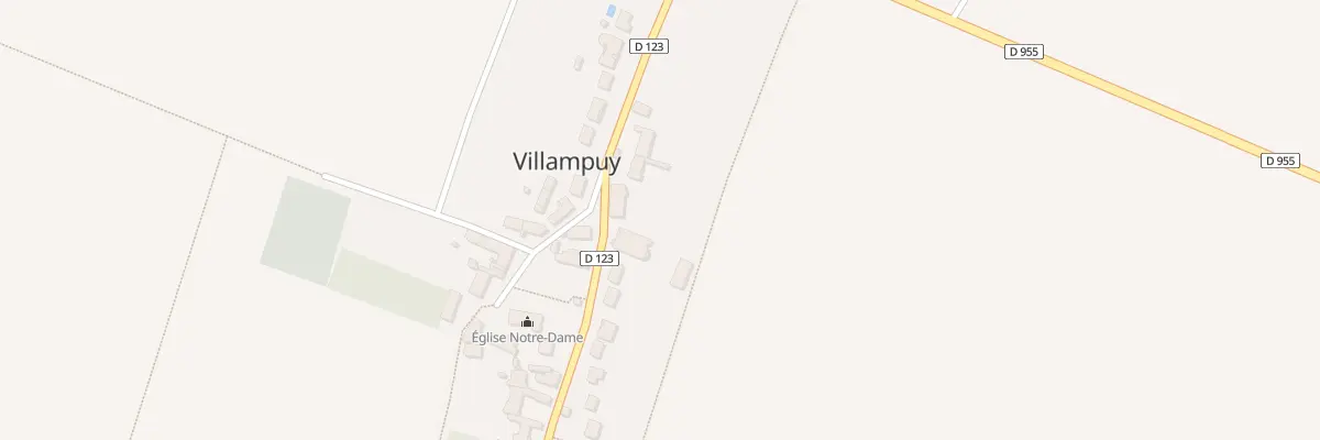 Plan du 6 Le Bourg à Villampuy