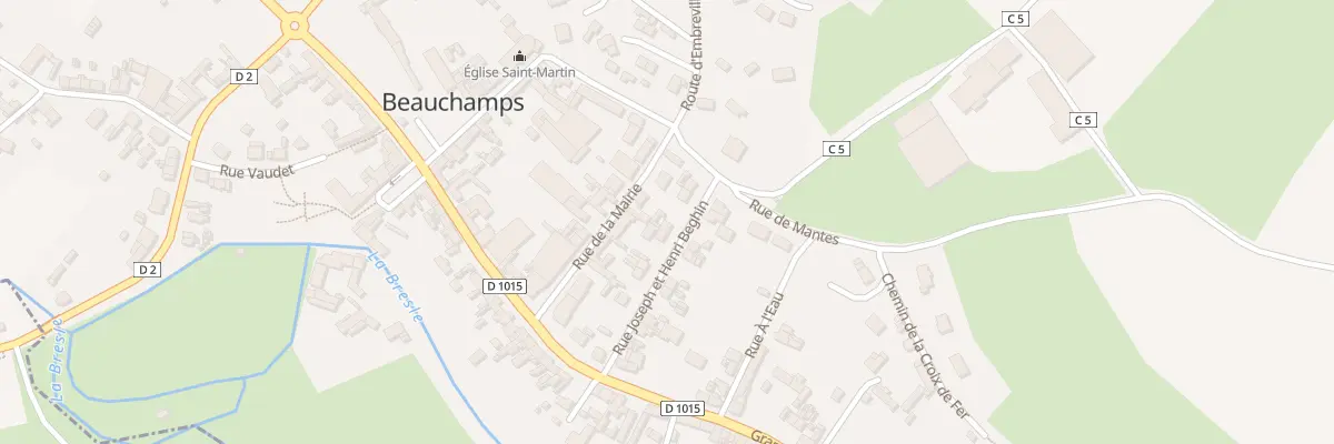 Plan du 9 Rue Joseph et Henri Beghin à Beauchamps