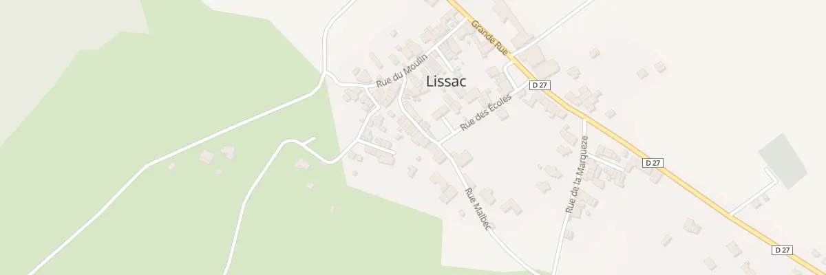 Plan du 14 Rue Malbec à Lissac