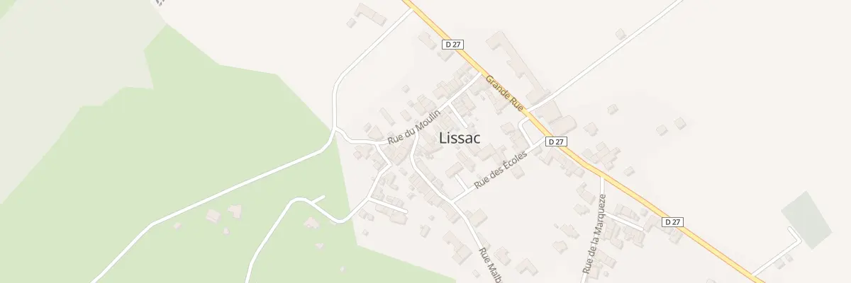 Plan du 14 Rue du Moulin à Lissac
