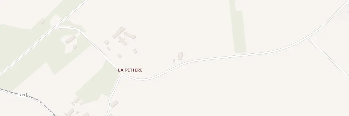Plan du 1 La Pitière à Veuil