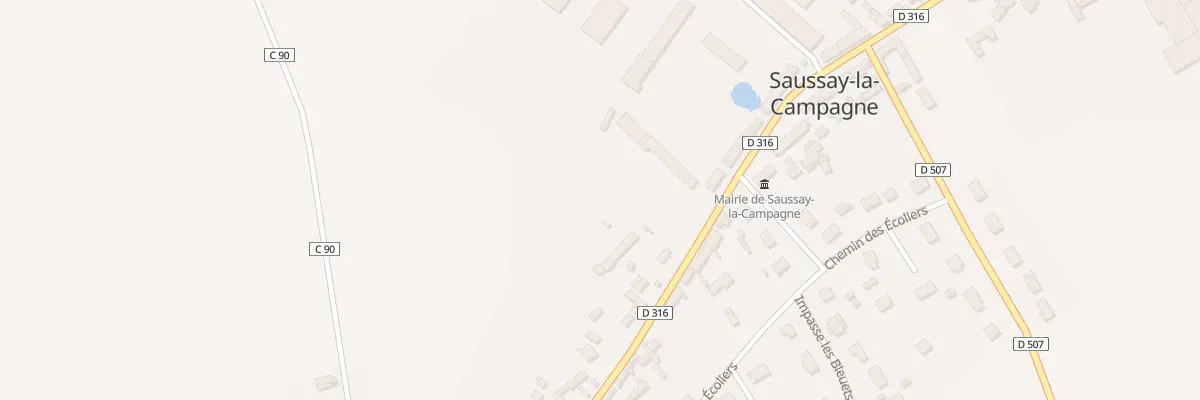 Plan du 42 Rue St Adrien à Saussay-la-Campagne