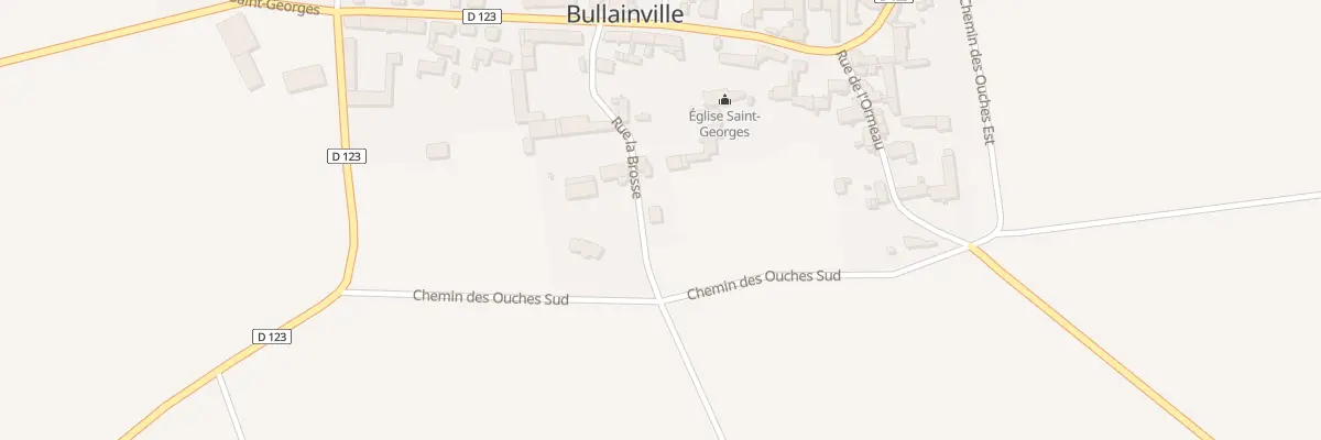Plan du 9 Rue de la Brosse à Bullainville