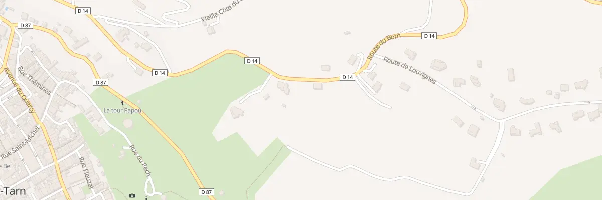 Plan du 650 Rte du Born à Villemur-sur-Tarn