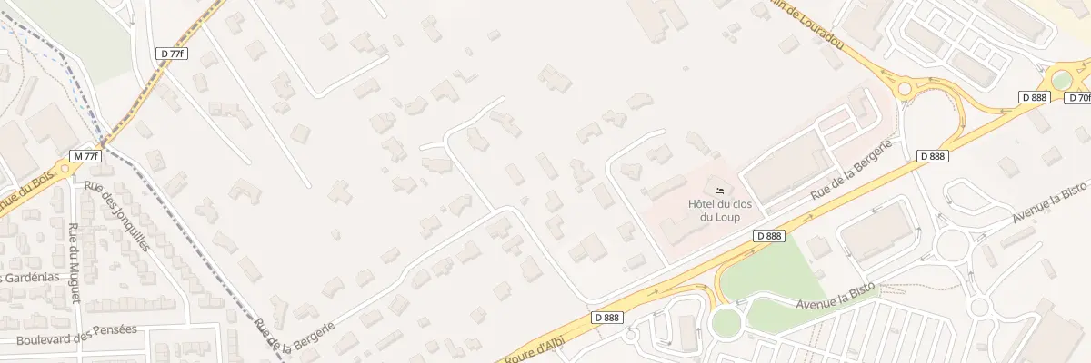 Plan du 6 Rue de la Bergerie à Rouffiac-Tolosan