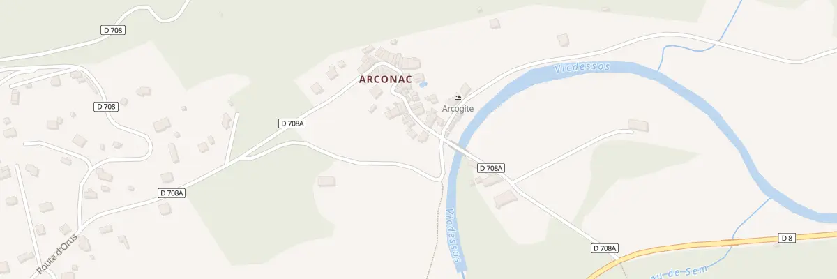Plan du 26 Hameau d’Arconac à Val-de-Sos