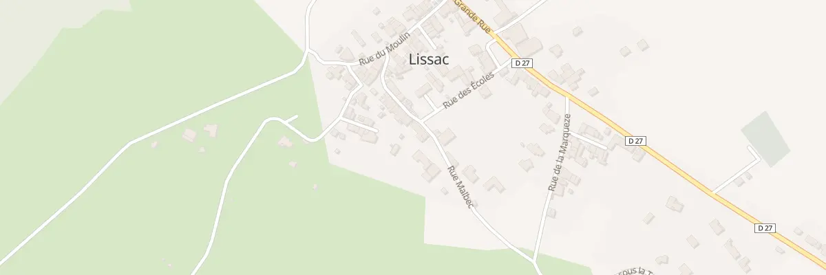 Plan du 22 Rue Malbec à Lissac