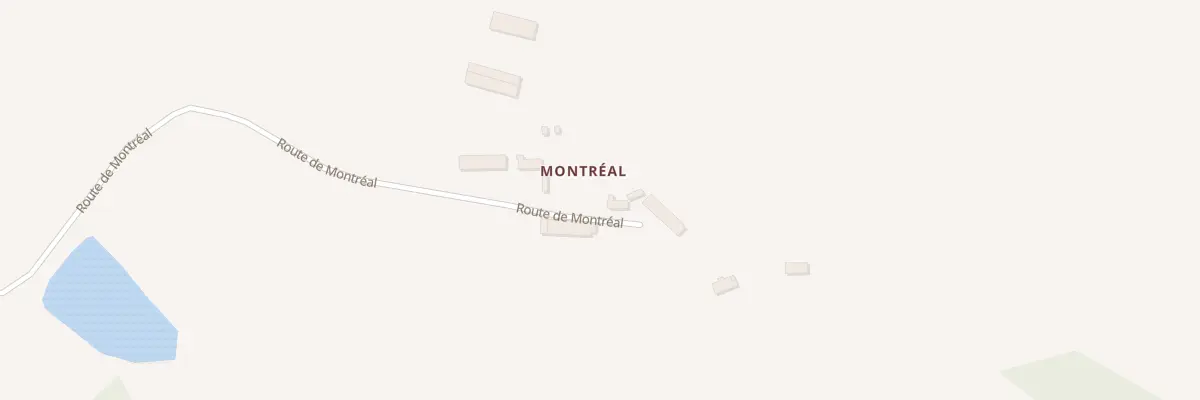 Plan du 5051 Montreal à Saint-Germain-les-Belles