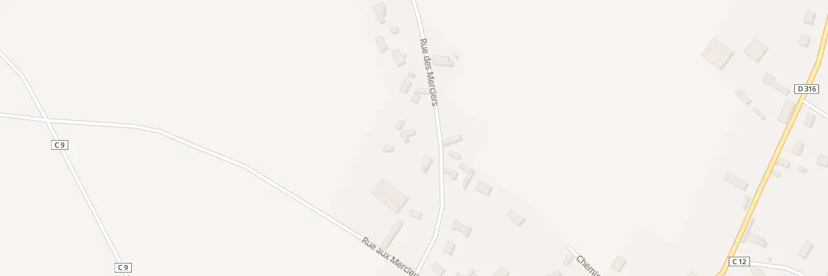 Plan du 18 Rue aux Merciers à Saussay-la-Campagne