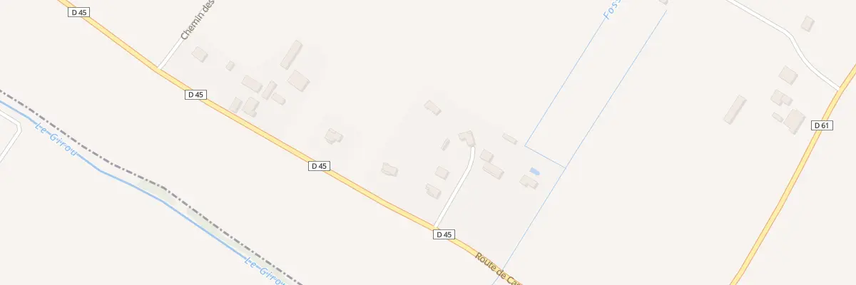 Plan du 370 Rte de Castelnau à Bazus