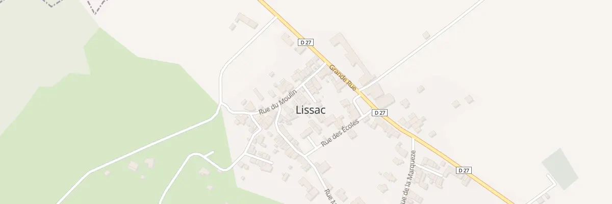 Plan du 2B Imp du Ruisseau à Lissac