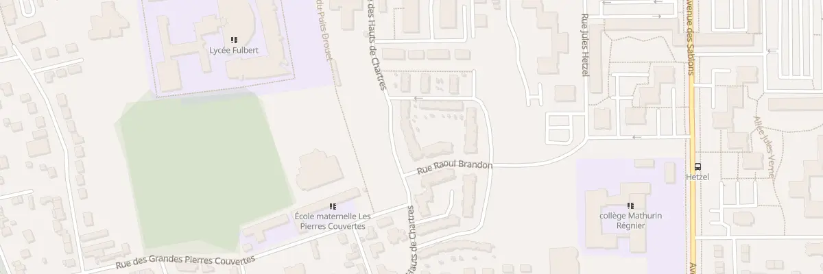 Plan du 20 Rue des Hauts de Chartres à Chartres