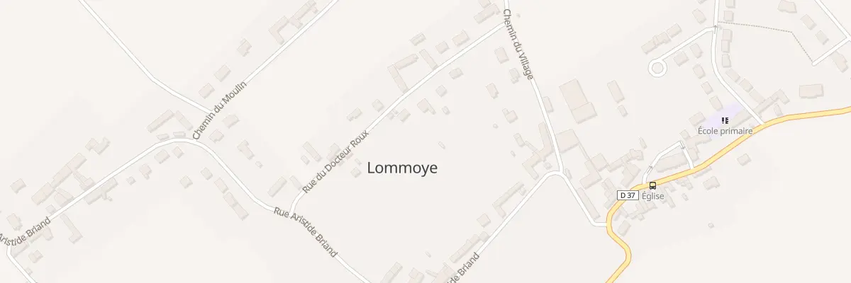 Plan du 11 Rue du Docteur Roux à Lommoye