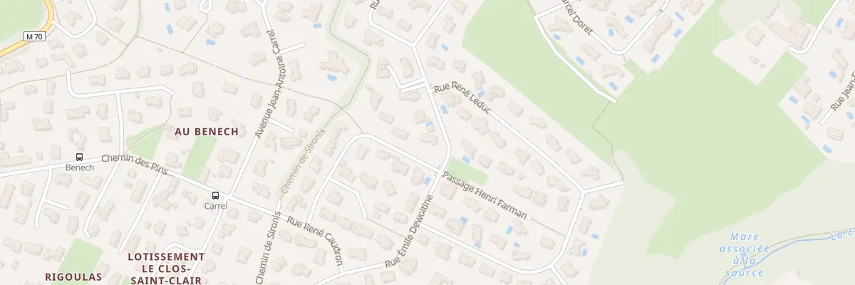 Plan du 21 Rue Émile Dewoitine à Balma