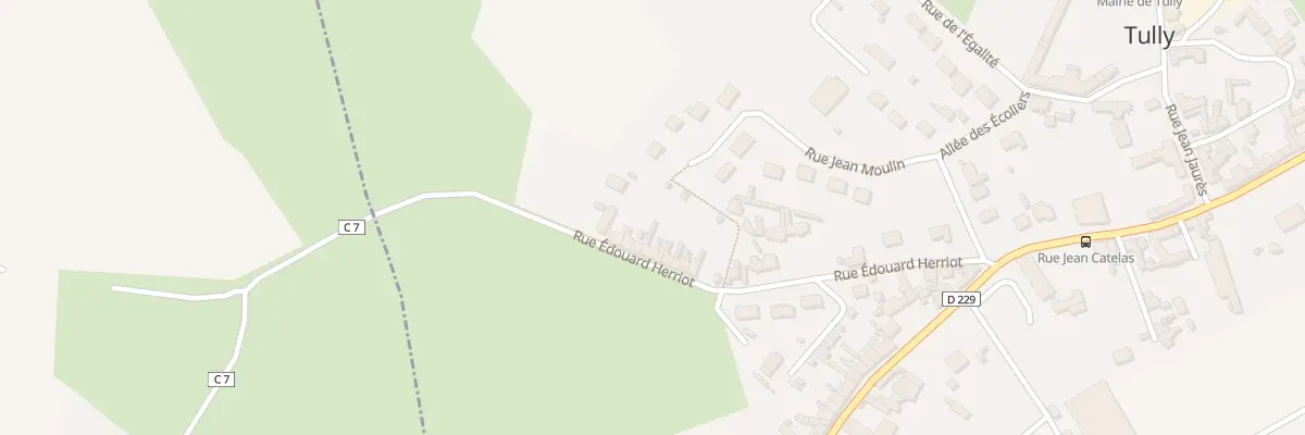 Plan du 36 Rue Edouard Herriot à Tully