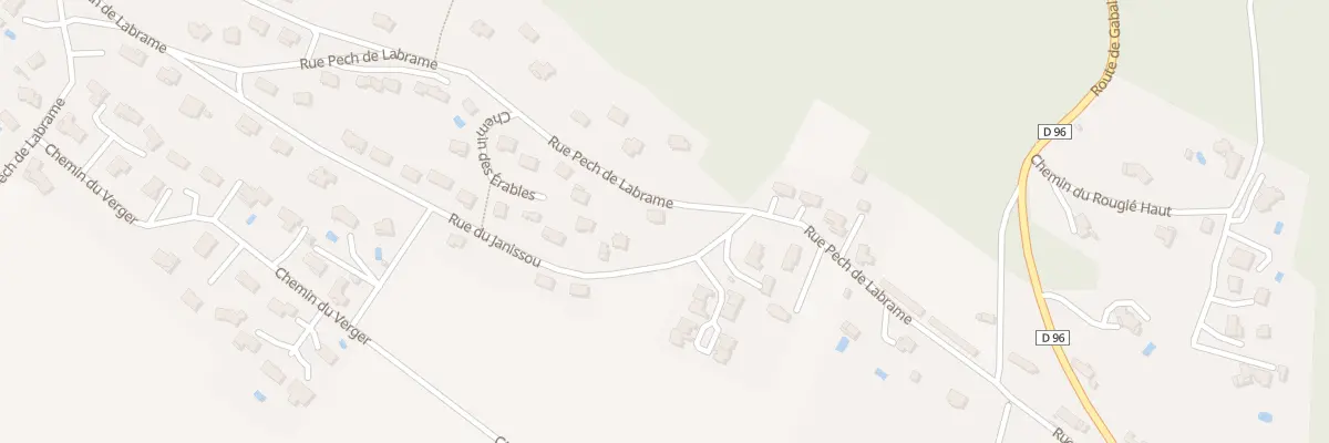 Plan du 988 Rue Pech de Labrame à Pinsac