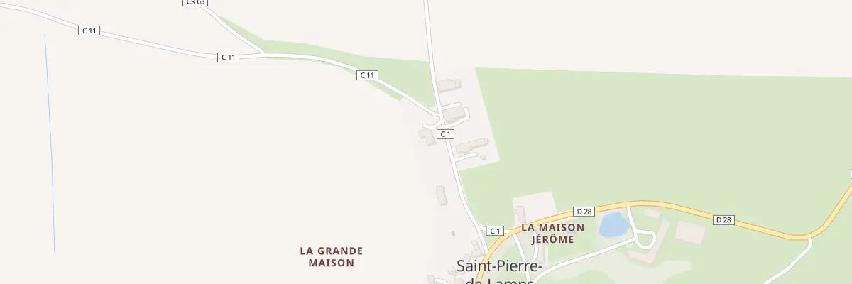 Plan du 3 Rte du Landais à Levroux