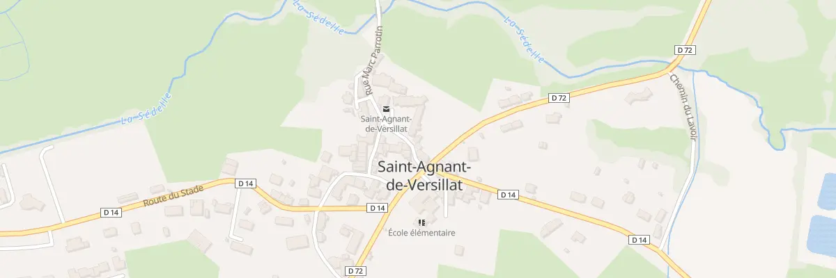 Plan du 4 Rue Marc Parrotin à Saint-Agnant-de-Versillat