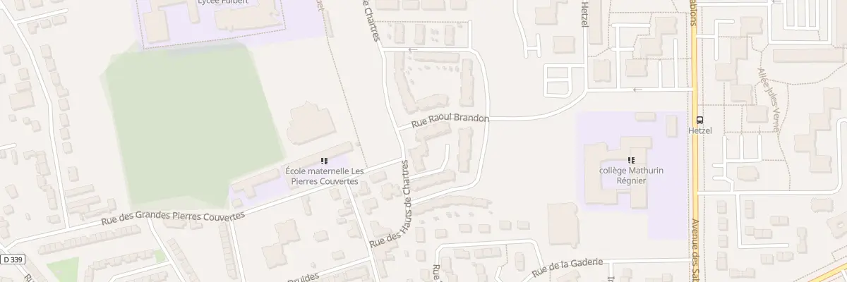 Plan du 4 Rue Raoul Brandon à Chartres