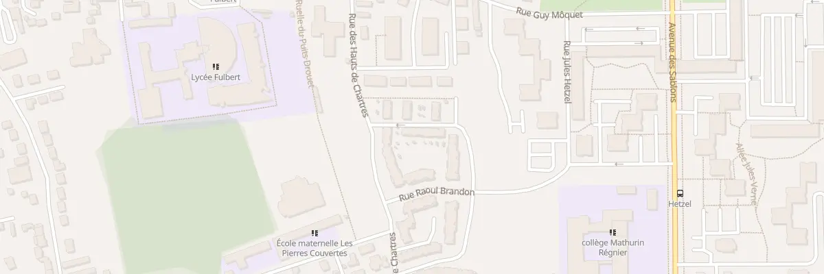 Plan du 37 Rue Raymond Isidore à Chartres