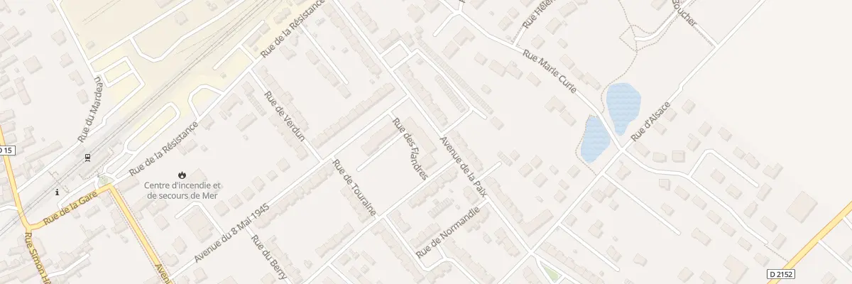 Plan du 18 Rue des Flandres à Mer