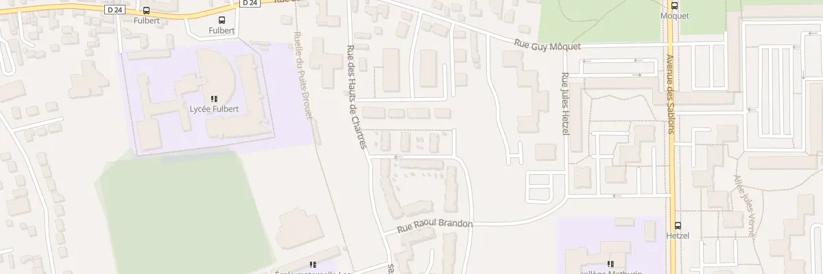 Plan du 50 Rue Raymond Isidore à Chartres