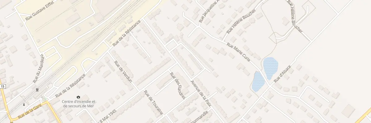 Plan du 66 Av de la Paix à Mer