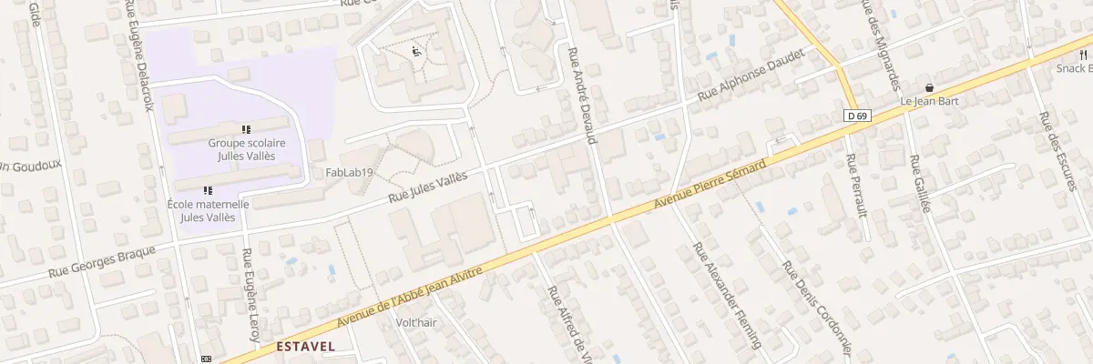 Plan du 15 Rue Alphonse Sigrist à Brive-la-Gaillarde