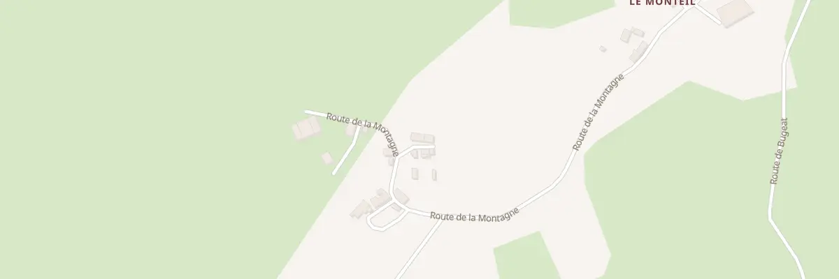 Plan du 5110 La Montagne à Saint-Bonnet-l’Enfantier