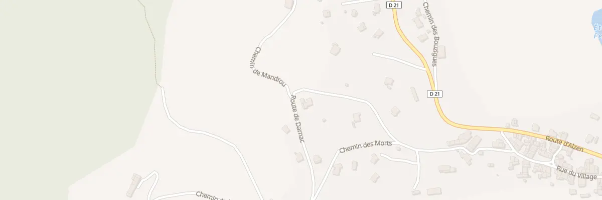 Plan du 436 Mandrou à Serres-sur-Arget