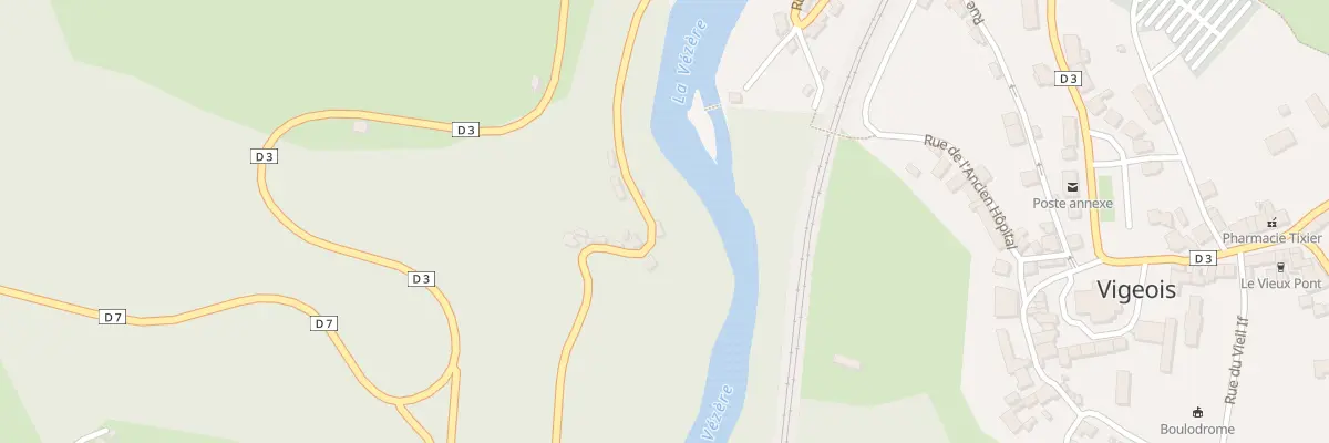 Plan du 5317 Le Pont Perolier à Vigeois