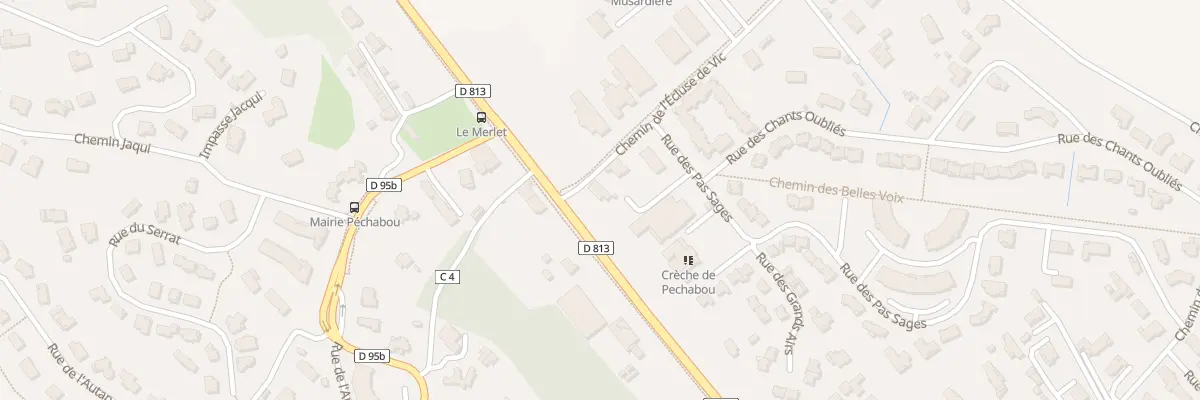 Plan du 4 Che de l’Ecluse de Vic à Péchabou