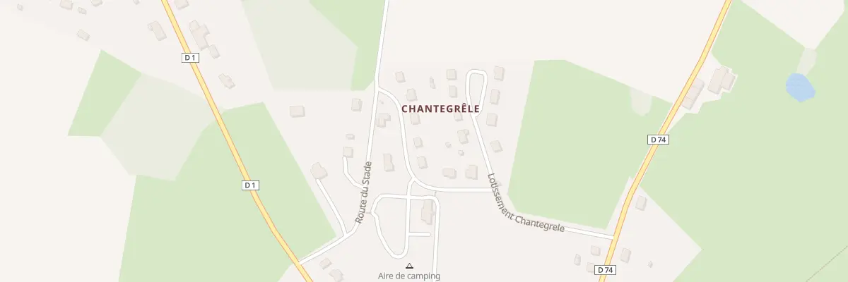 Plan du 12 Lot Chantegrele à Fursac