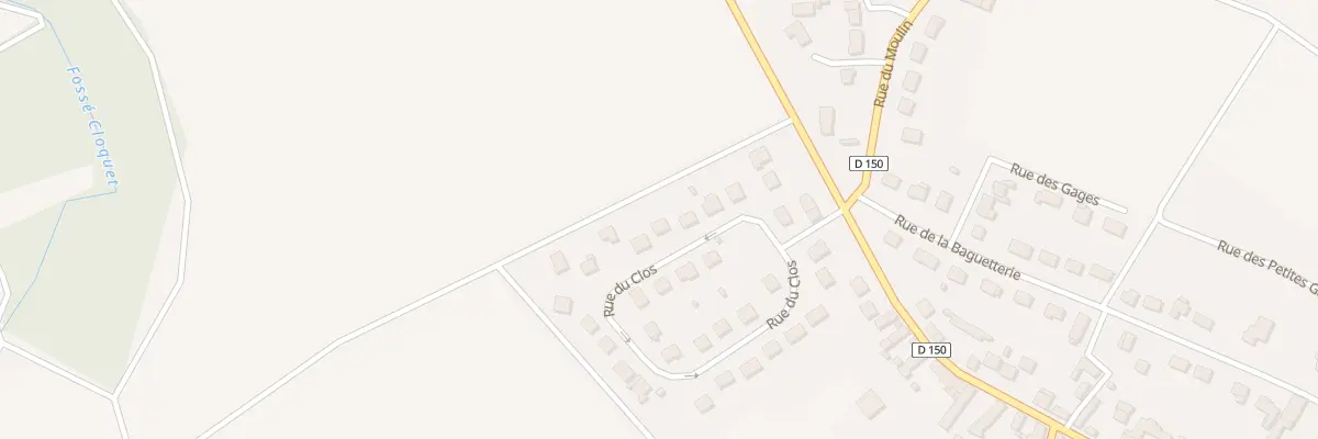 Plan du 24 Rue du Clos à Corancez